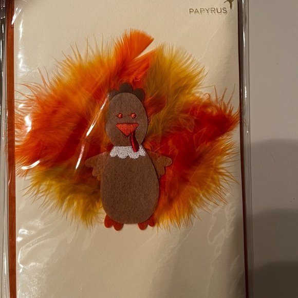 Thanksgiving - Papyrus Thanksgiving Greeting Cards Set of 2 with Elegant Designs - Picture 3 of 6